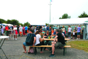 Sommertradition: das Gurkenfest des Langeooger Kleingärtnervereins.